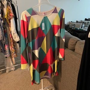 Multicolored Long sleeve dress NWT